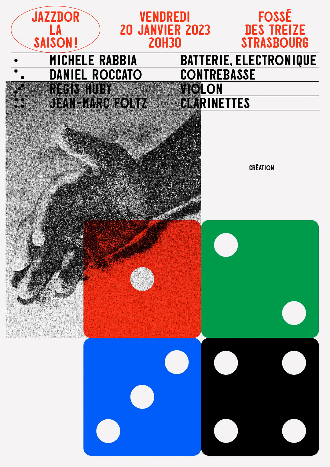 Look at Jazz: Studio Helmo’s experimental poster designs for Jazzdor festival have been compiled into a book