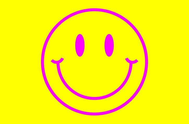 Jeremy Deller and Fraser Muggeridge create Utopia identity with rave smileys and a new alphabet