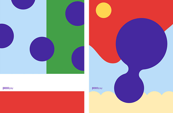 Estonian design agency AKU creates versatile design identity for new banking service Pocopay