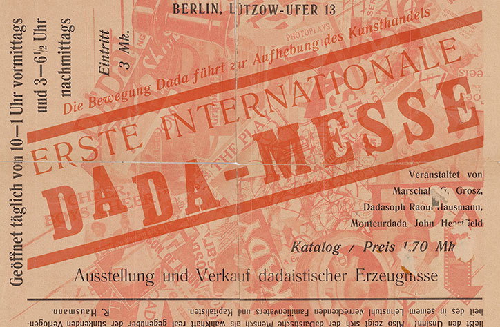100 years of Dada: an unpublished project about the subversive art movement finally realised