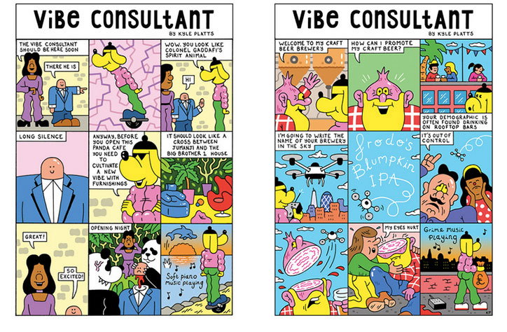 Guardian strip Vibe Consultant is a hilarious send-up of media industry wankery