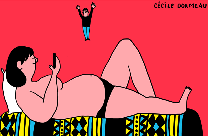 Cécile Dormeau is back with yet more well-observed, cheeky illustrations