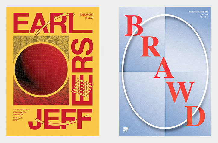 Ben Arfur’s busy, changeable poster designs