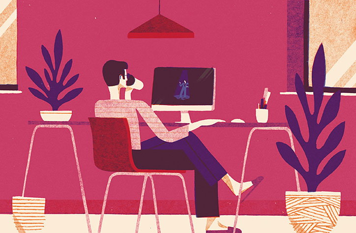 Falmouth-based illustrator David Doran skillfully translates ideas into images