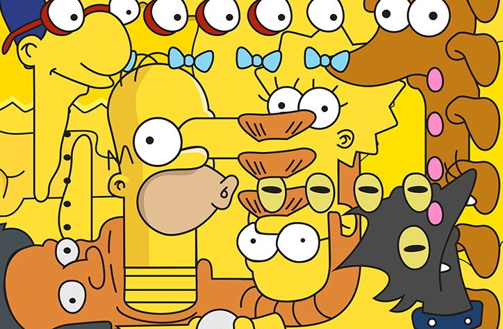 LA studio Laundry creates amazing warped Simpsons idents for American channel FX