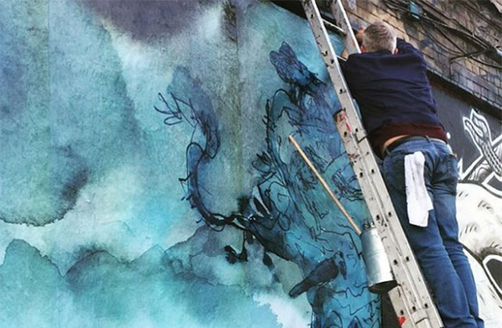 Quentin Blake murals announce new James Blake album