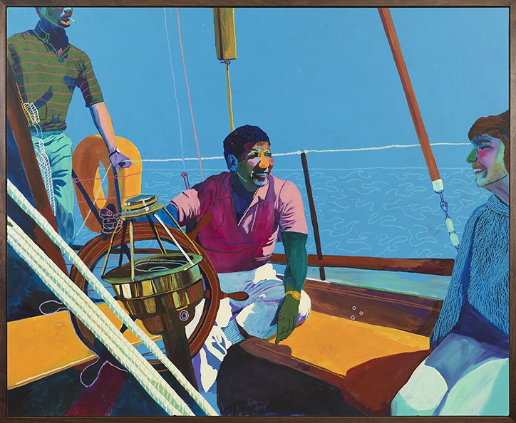 Andy-Dixon_-Sailing_-2015_-acrylic_-house-paint_-and-oil-pastel-on-canvas_-144.8-x-177.8-cm_-57-x-70-in.jpg