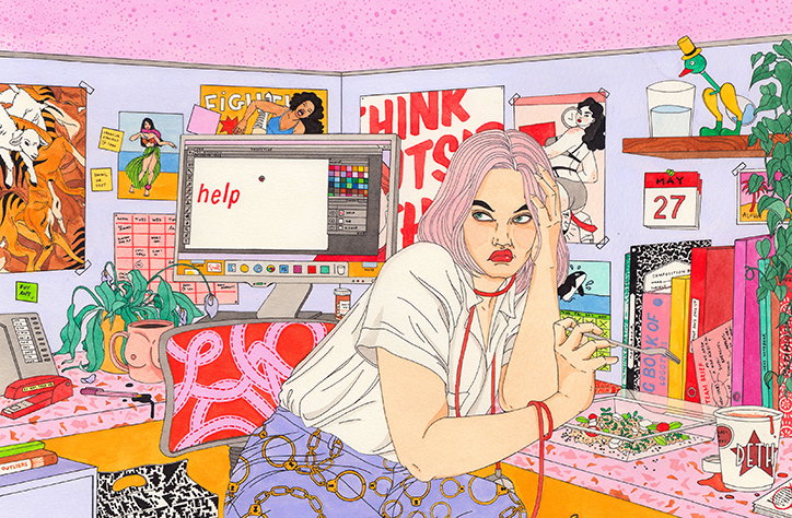 Ace new Laura Callaghan work calls BS on the idea that we can be "whatever we want to be"