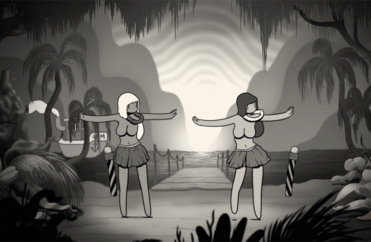 McBess releases first 2D animation, a 1920s-style cartoon with sinister undertones