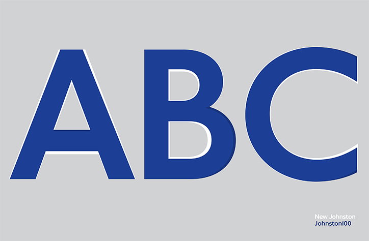 Monotype unveils its redesigned Transport for London typeface, Johnston100