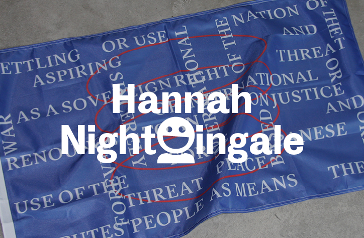 Hannah Nightingale's work aims to "question definitions of graphic design"