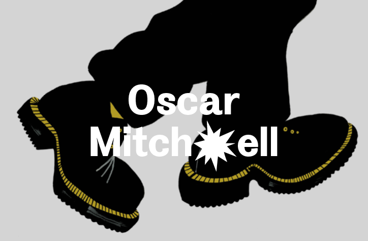 Oscar Mitchell's expressive illustrations ooze with characterful panache