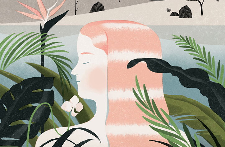 Jun Cen's illustrations are full of texture and life