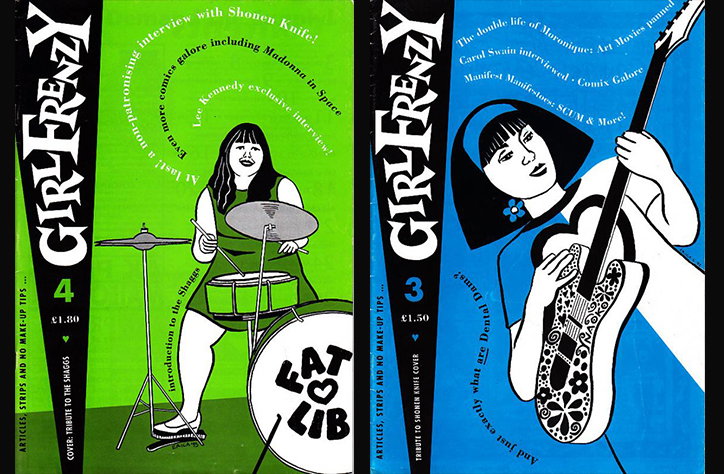 90s feminist zine GirlFrenzy graphic designers reunite for new project