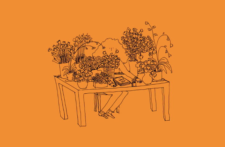 Grace Coddington illustrations animated for The American Vogue Years book campaign