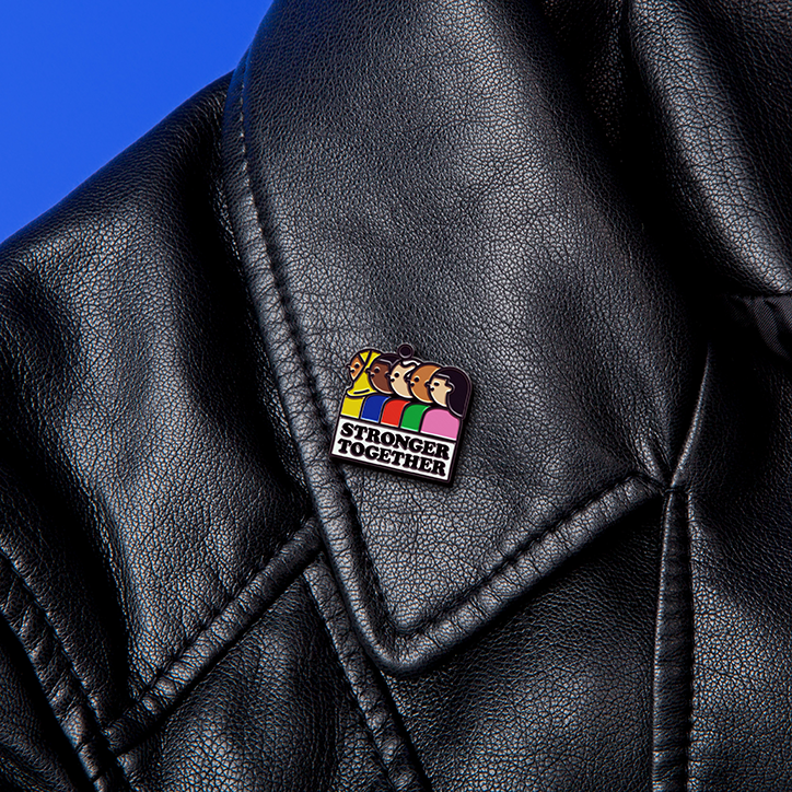 Sagmeister-Walsh-Pins-Won't-Save-the-World_Saliby_Stronger-Together.png