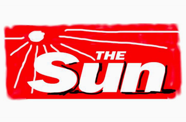 David Hockney redesigns The Sun newspaper logo for one-off edition