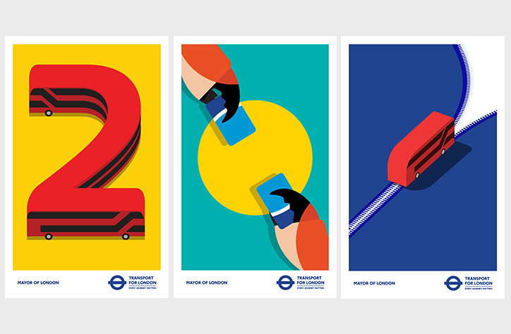 Rob Bailey talks through creating over 40 posters for London Underground