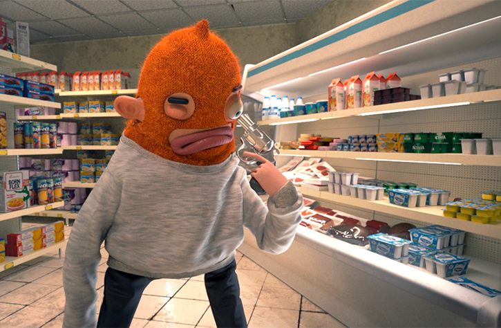 Animation collective MegaComputeur’s amusing film depicts two bumbling robbers