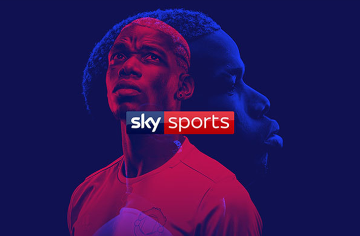 The Sky Sports rebrand features bespoke type and refined logos across nine channels