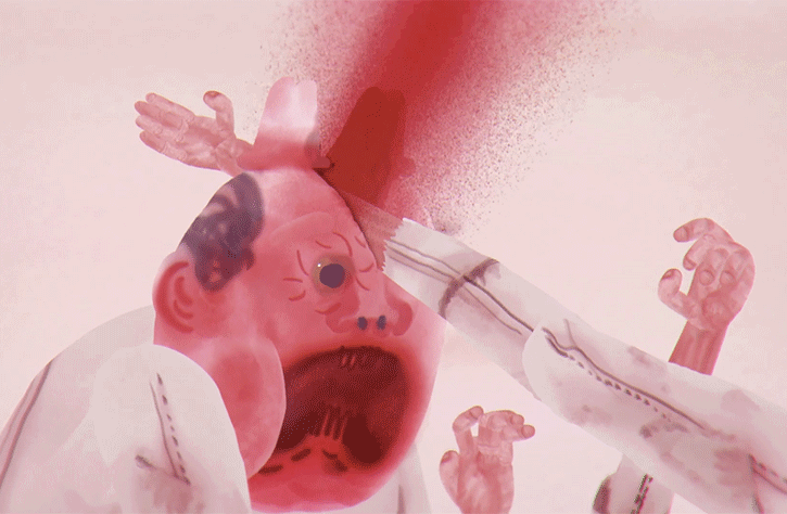 Truba Animation depicts the end of civilisation in this grotesque short film