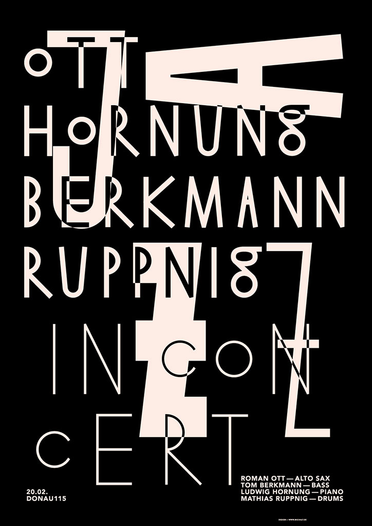 Slawek Michalt's graphic design is inspired by the sounds and
