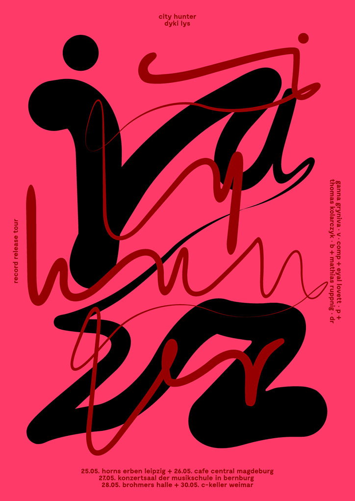 Slawek Michalt's graphic design is inspired by the sounds and