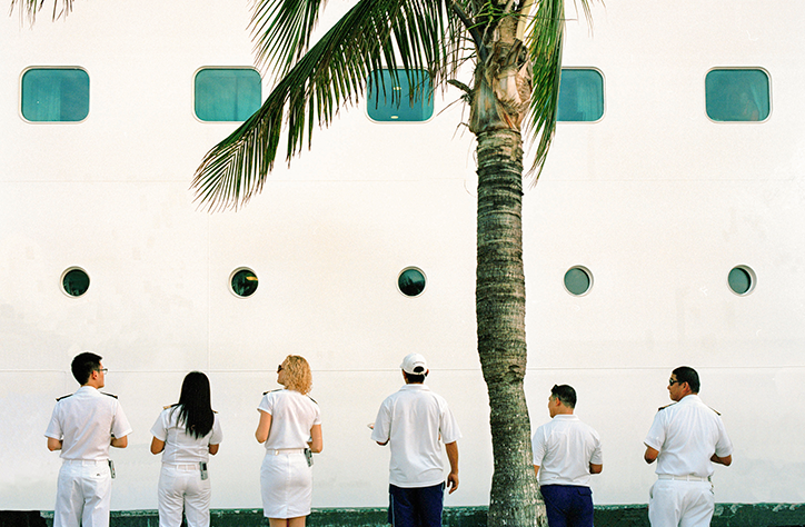 Anna Beeke explores the contradictions of life aboard a cruise ship