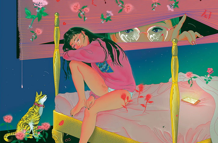Illustrator Ram Han’s Alice in Wonderland dreamscape