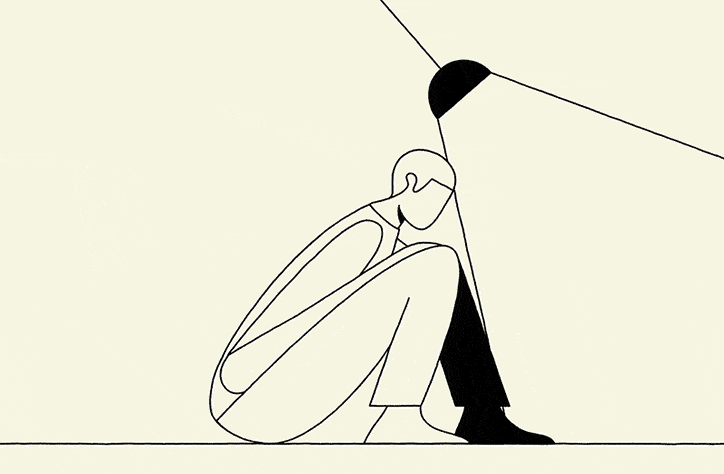 Timo Kuilder combines clean-cut linework with limited colours in his editorial work