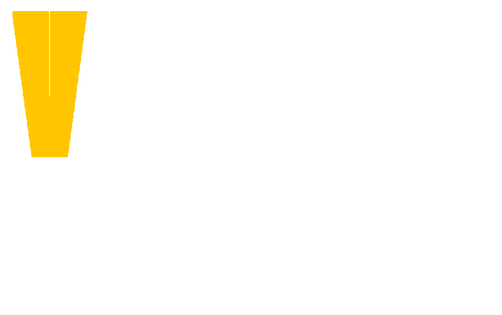 An animation in which bold yellow blocks morph and expand against a white background. The shapes form the words “VERANO ARCHIV”, before condensing into the letters “VA”.