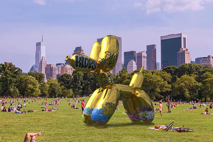 Sebastian-Errazuriz-vandalises-Snapchat-Jeff-Koons-Balloon-Dog-art-itsnicethat-1.jpg
