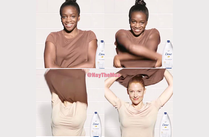 Dove apologises and removes advert showing a black woman becoming a white woman