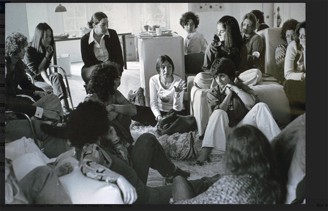 First-meeting-of-the-Feminist-Studio-Workshop-in-my-home-at-SIlver-Lake_-I-had-not-yet-finished-negotiating-to-rent-the-Grandview-building-from-Cal-Arts-for-our-use.jpg
