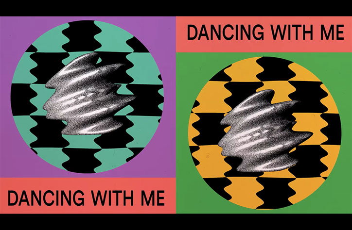 Django Django’s In Your Beat video by Sophie Koko Gate and Brodie Kaman sees the band trapped in a poster world