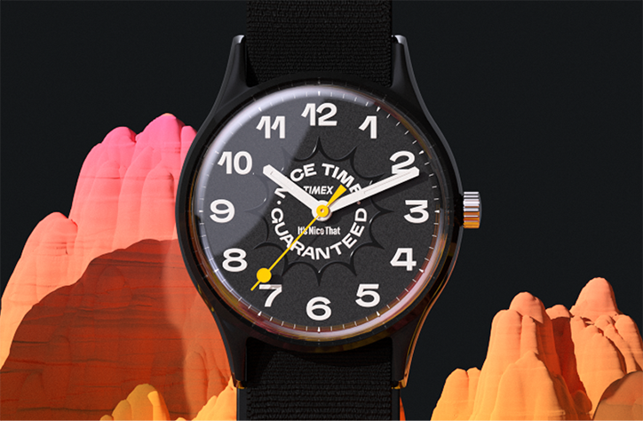 Nice Time Guaranteed: Introducing the It's Nice That x Timex watch