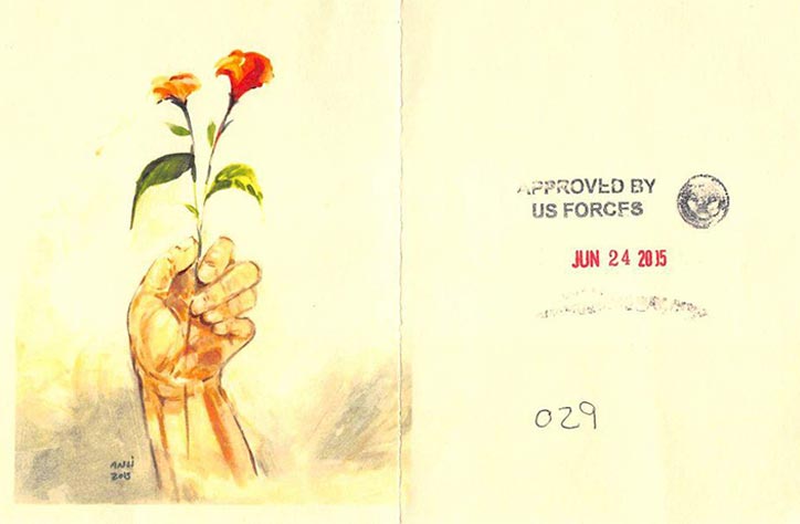 The US Department of Defence declares all art made at Guantanamo Bay is state property 
