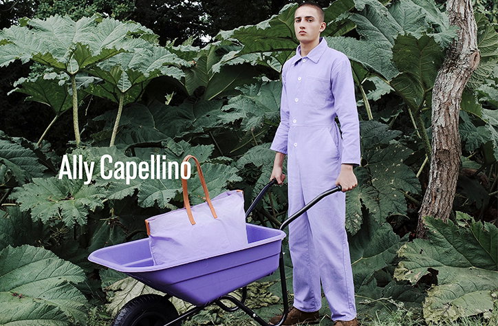 David Lane and Agnes Lloyd Platt head outdoors for Ally Capellino's SS18 campaign