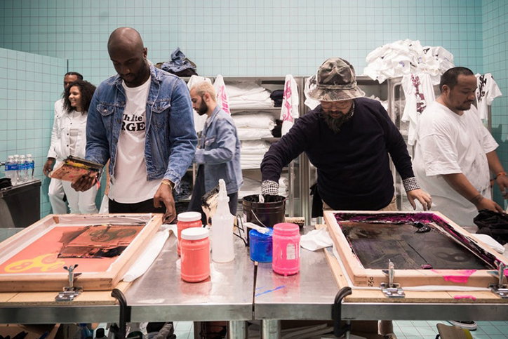 Virgil Abloh and Takashi Murakami tease new Gagosian Gallery show on Instagram