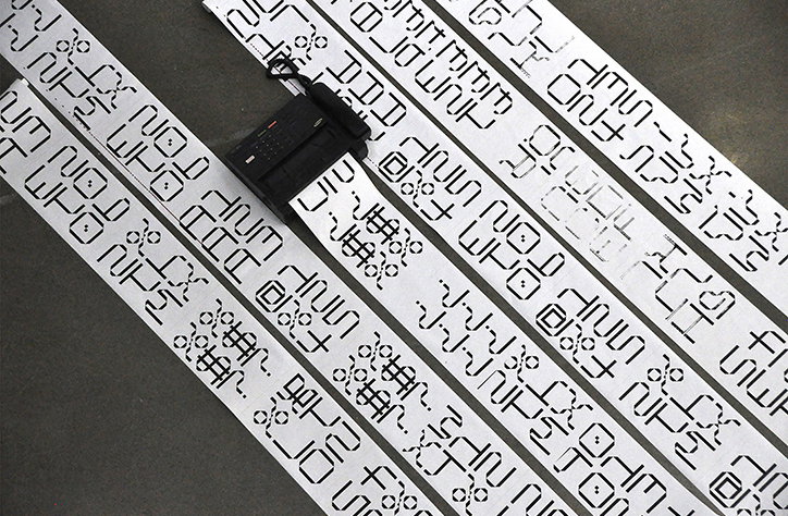 James Aspey's grid inspired typeface New Europa features a user-generated specimen