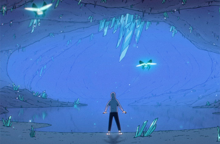 Jon Hopkins’ Emerald Rush video by Elliot Dear and Robert Hunter merges animation and lo-tech chemistry experiments