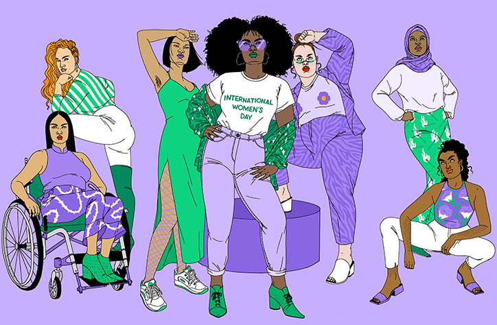 Laura Callaghan on how she created this year's inclusive, powerful and all embracing IWD illustrations