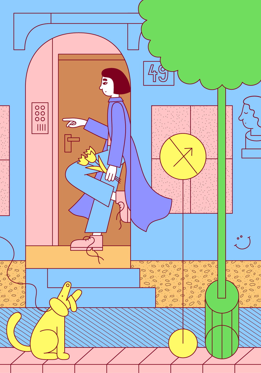 MartinaPaukova-InternationalWomen'sDay-GroupChat-Illustration-itsnicethat-04.jpg
