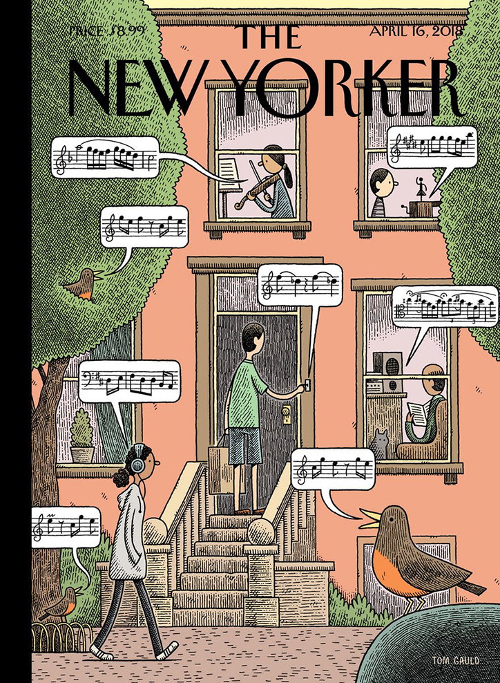 Spring arrives with The New Yorker's first musical cover