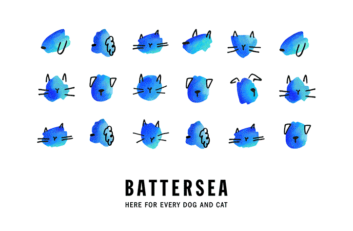 Pentagram rebrands Battersea dogs and cats home to visualise "personality over sentiment"