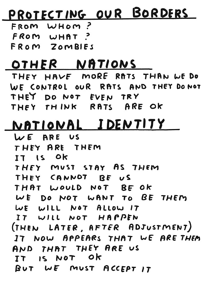 david-shrigley-itsnicethat-fully-coherent-plan-book-Protecting-our-Borders.jpg
