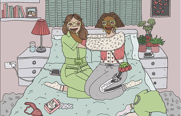 Gucci commissions 15 female illustrators to celebrate coming of age as part of a new fragrance campaign