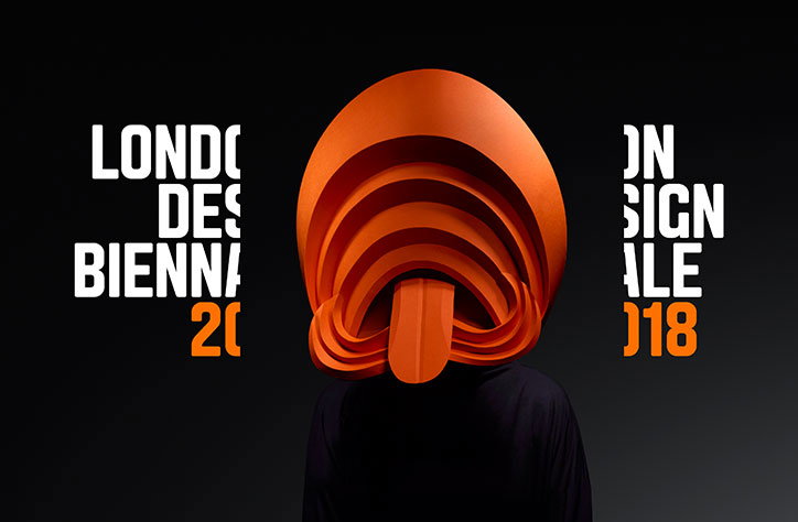 Pentagram’s London Design Biennale identity envisages Darwin’s seven universal emotions as paper masks