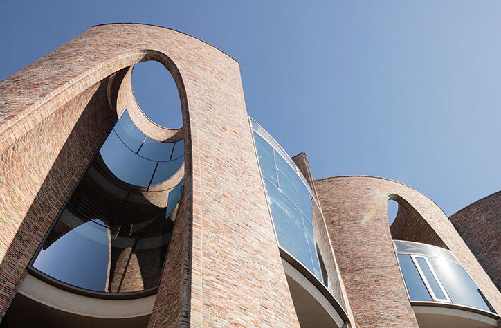 Olafur Eliasson’s first building is a partially submerged, curvilinear spectacle in a Danish harbour
