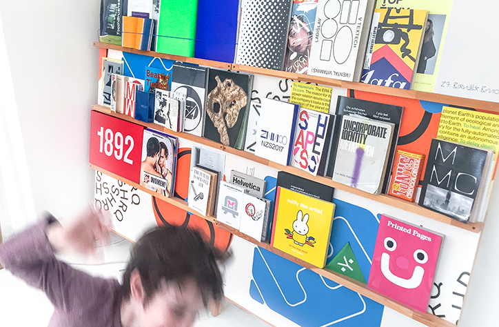 Parallel Practice's Bookshelf provides insight into its thorough understanding of graphic design